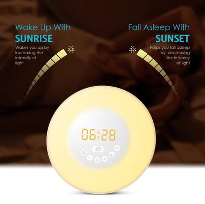 Sunrise Alarm Clock - Natural Wake Up Light Lamp